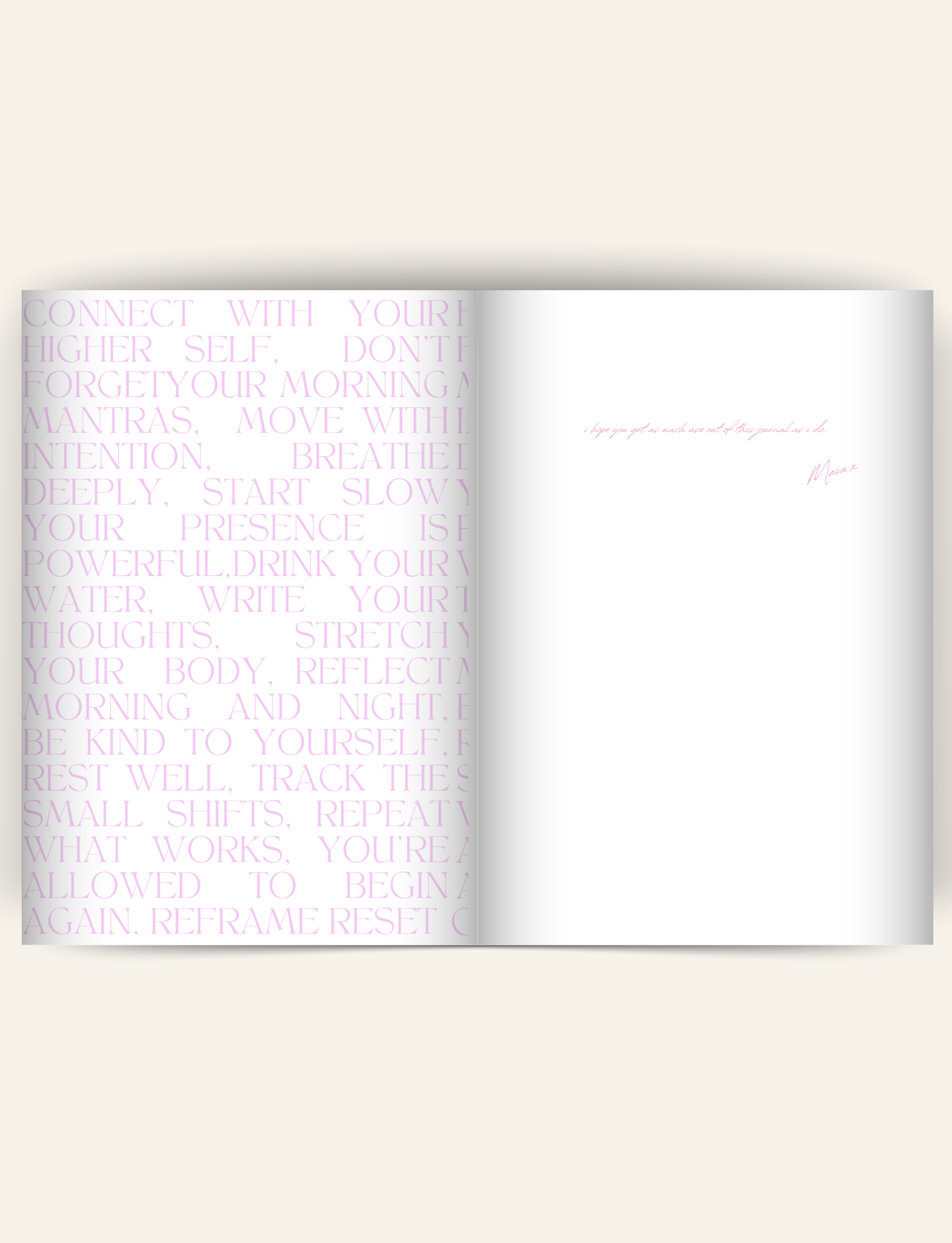 The Reset - Weekly Journal